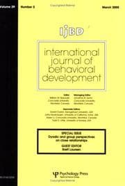 Tapa de Dyadic and Group Perspectives on Close Relationships (International Journal of Behavioral Development)