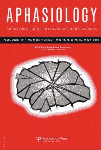 Tapa de Aphasiology 34th CAC