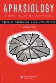 Tapa de Aphasiology 34th CAC