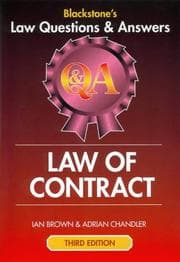 Tapa de Law of Contract 2007 - 2008