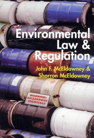 Tapa de Environmental law and regulation