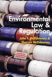 Tapa de Environmental law and regulation
