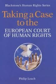 Tapa de Taking a case to the European Court of Human Rights