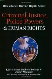 Tapa de Criminal justice, police powers, and human rights