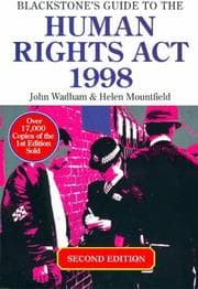 Tapa de Blackstone's guide to the Human Rights Act 1998