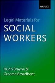 Tapa de Legal Materials for Social Workers