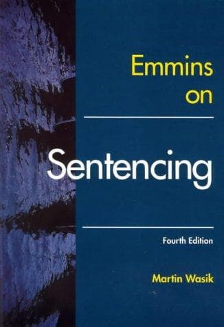 Tapa de Emmins on sentencing