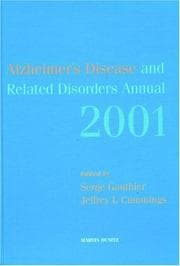 Tapa de Alzheimer's Disease and Related Disorders Annual 2001