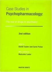 Tapa de Case studies in psychopharmacology