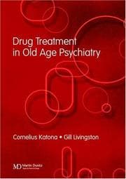 Tapa de Drug treatment in old age psychiatry