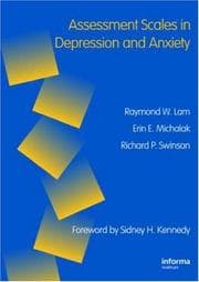 Tapa de Assessment Scales in Depression and Anxiety (Assessment Scales in Psychiatry)