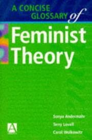 Tapa de A concise glossary of feminist theory