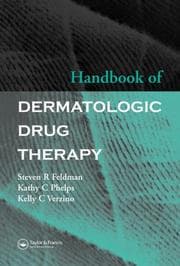 Tapa de Handbook of dermatologic drug therapy