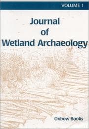 Tapa de Journal of Wetland Archaeology
