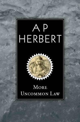 Tapa de More uncommon law