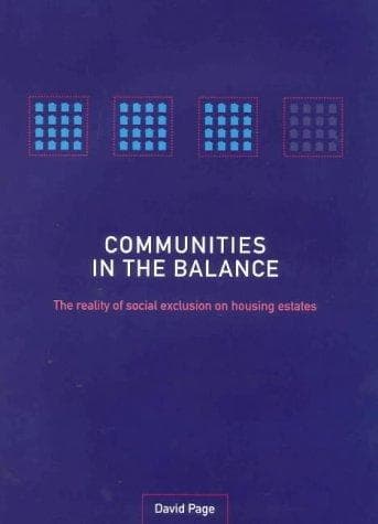 Tapa de Communities in the Balance