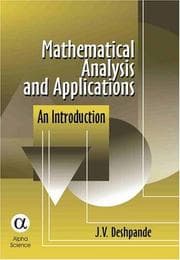 Tapa de Mathematical Analysis And Applications