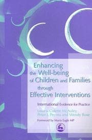 Tapa de Enhancing the well-being of children and families through effective interventions