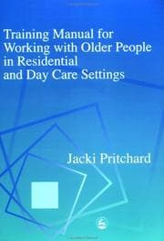 Tapa de Training Manual for Working With Older People in Residential and Day Care Settings