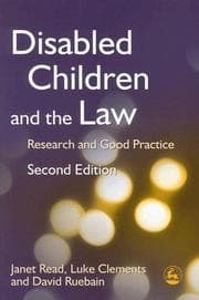Tapa de Disabled children and the law