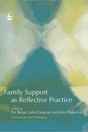Tapa de Family support as reflective practice
