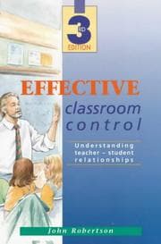 Tapa de Effective Classroom Control (Art & Activities)