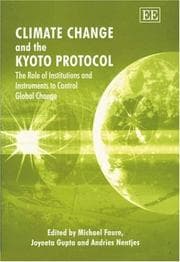 Tapa de Climate change and the Kyoto protocol