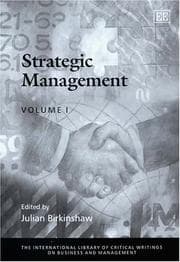 Tapa de Strategic management
