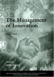 Tapa de The Management of Innovation