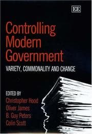 Tapa de Controlling modern government