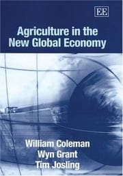 Tapa de AGRICULTURE IN THE NEW GLOBAL ECONOMY