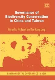 Tapa de Governance of biodiversity conservation in China and Taiwan