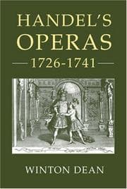 Tapa de Handel's Operas, 1726-1741
