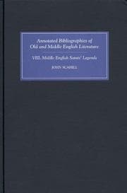 Tapa de Middle English saints' legends