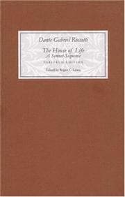 Tapa de The House of Life by Dante Gabriel Rossetti: A Sonnet-Sequence