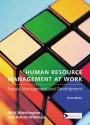 Tapa de Human resource management at work