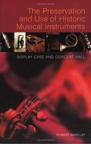 Tapa de Preservation and Use of Historic Musical Instruments