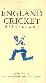 Tapa de The England Cricket Miscellany