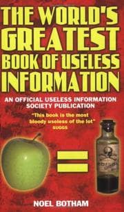 Tapa de The world's greatest book of useless information