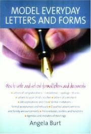 Tapa de Model Everyday Letters and Forms