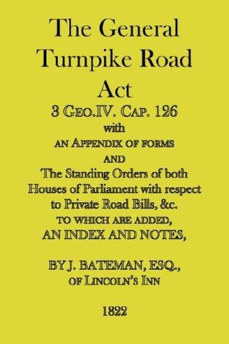 Tapa de The General Turnpike Road Act