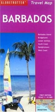 Tapa de Barbados Travel Map