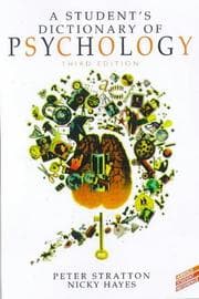 Tapa de A student's dictionary of psychology