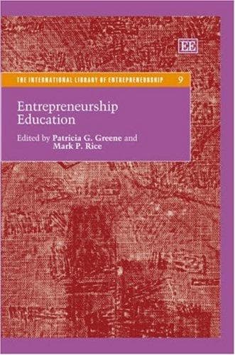 Tapa de Entrepreneurship Education