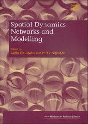 Tapa de SPATIAL DYNAMICS, NETWORKS AND MODELLING; ED. BY AURA REGGIANI