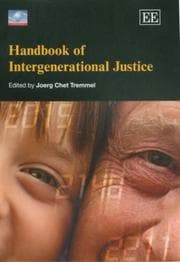 Tapa de Handbook of Intergenerational Justice (Elgar Original Reference)