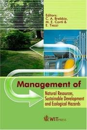 Tapa de Management of natural resources, sustainable development and ecological hazards