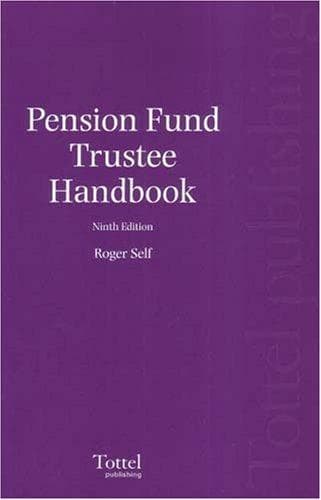 Tapa de The pension fund trustee handbook