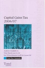 Tapa de Tottel's Capital Gains Tax 06/07