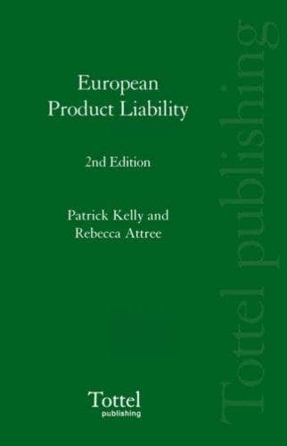 Tapa de European Product Liability